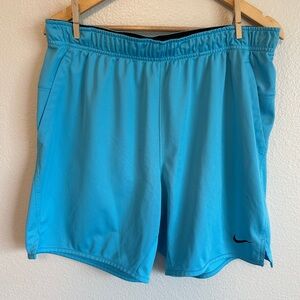Nike Light Blue Sports Shorts